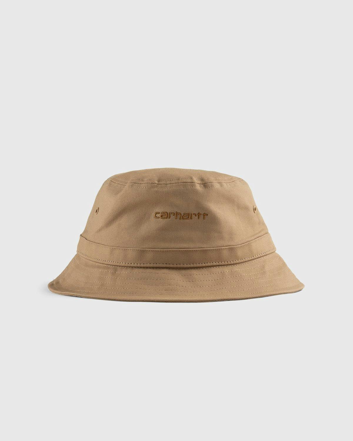 Carhartt WIP - Script Bucket Hat Nomad Hamilton Brown - Accessories - Brown - Image 1