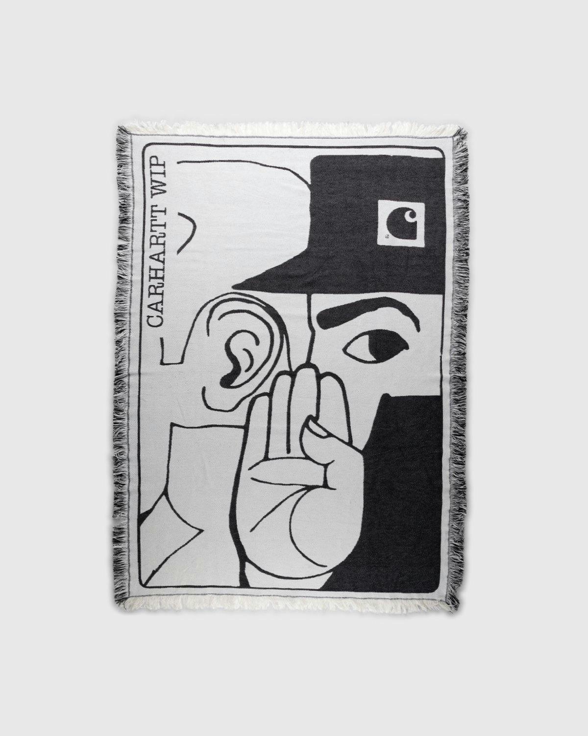 Carhartt WIP - Whisper Woven Blanket Wax Black - Lifestyle - White - Image 1