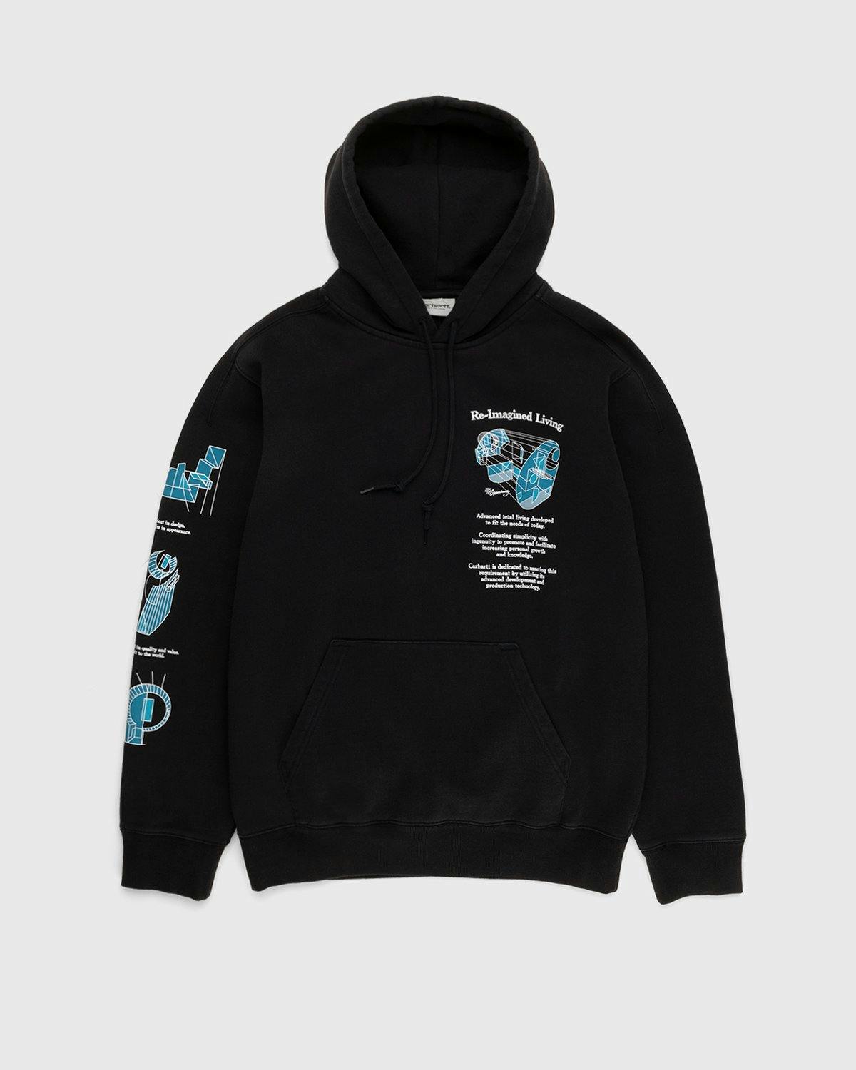 Carhartt WIP - Hooded Living Sweat Black - Clothing - Black - Image 1