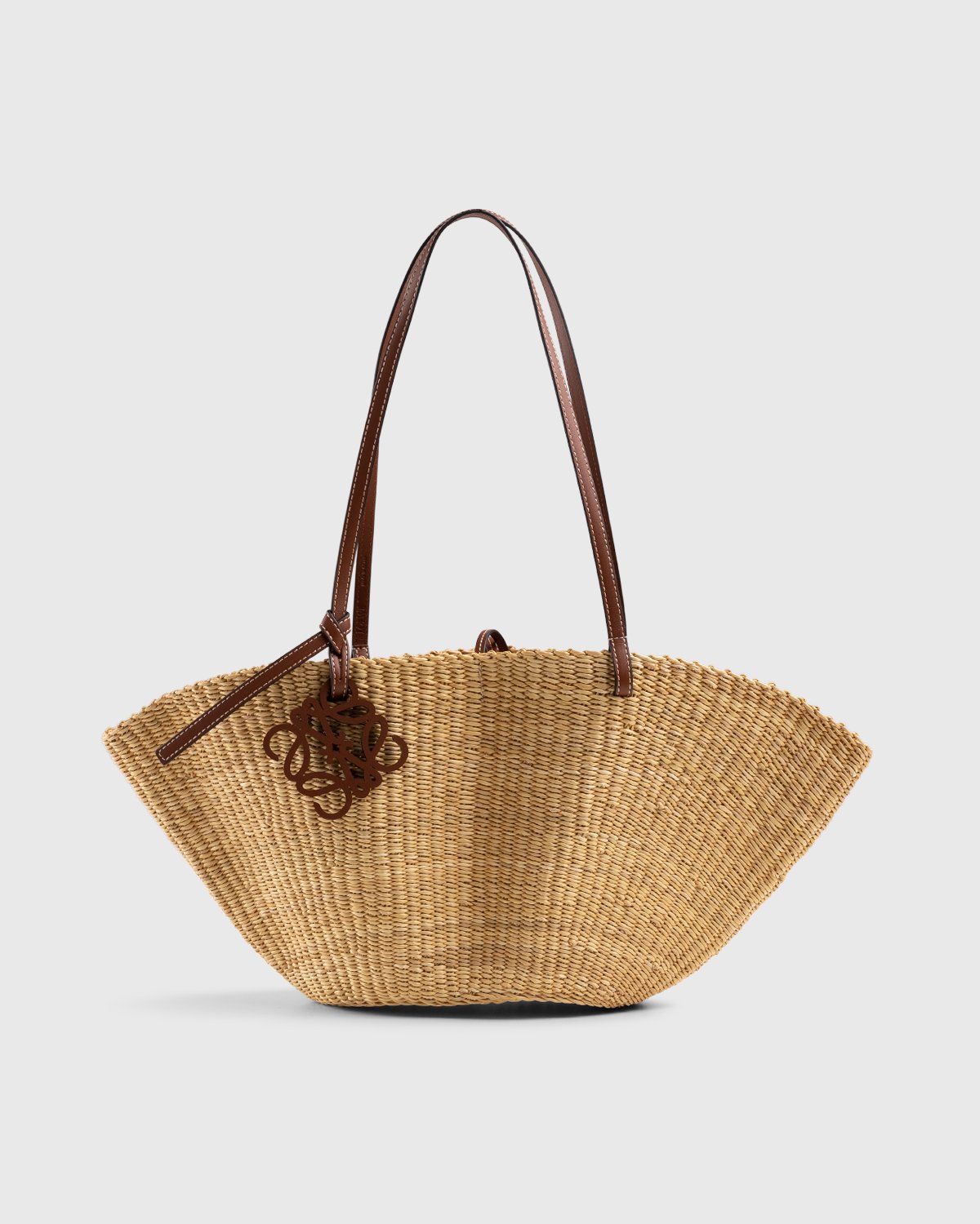 Loewe - Paula's Ibiza Small Shell Basket Bag Natural/Pecan - Accessories - Beige - Image 1
