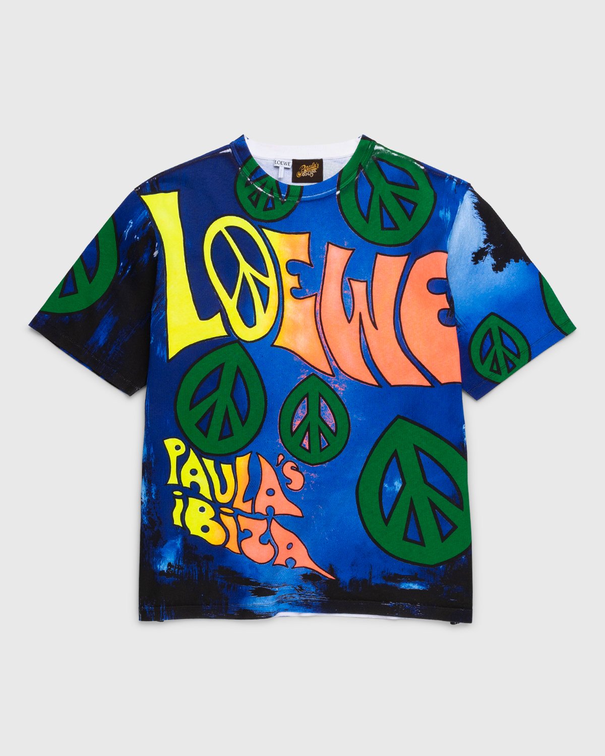 Loewe - Paula's Ibiza Peace Print T-Shirt Multi - Clothing - Multi - Image 1