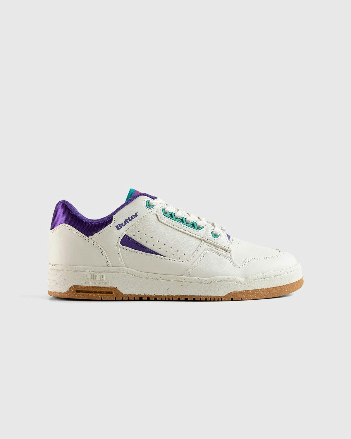 Puma x Butter Goods - Slipstream Lo Whisper White/Prism Violet/Navigate - Footwear - Black - Image 1