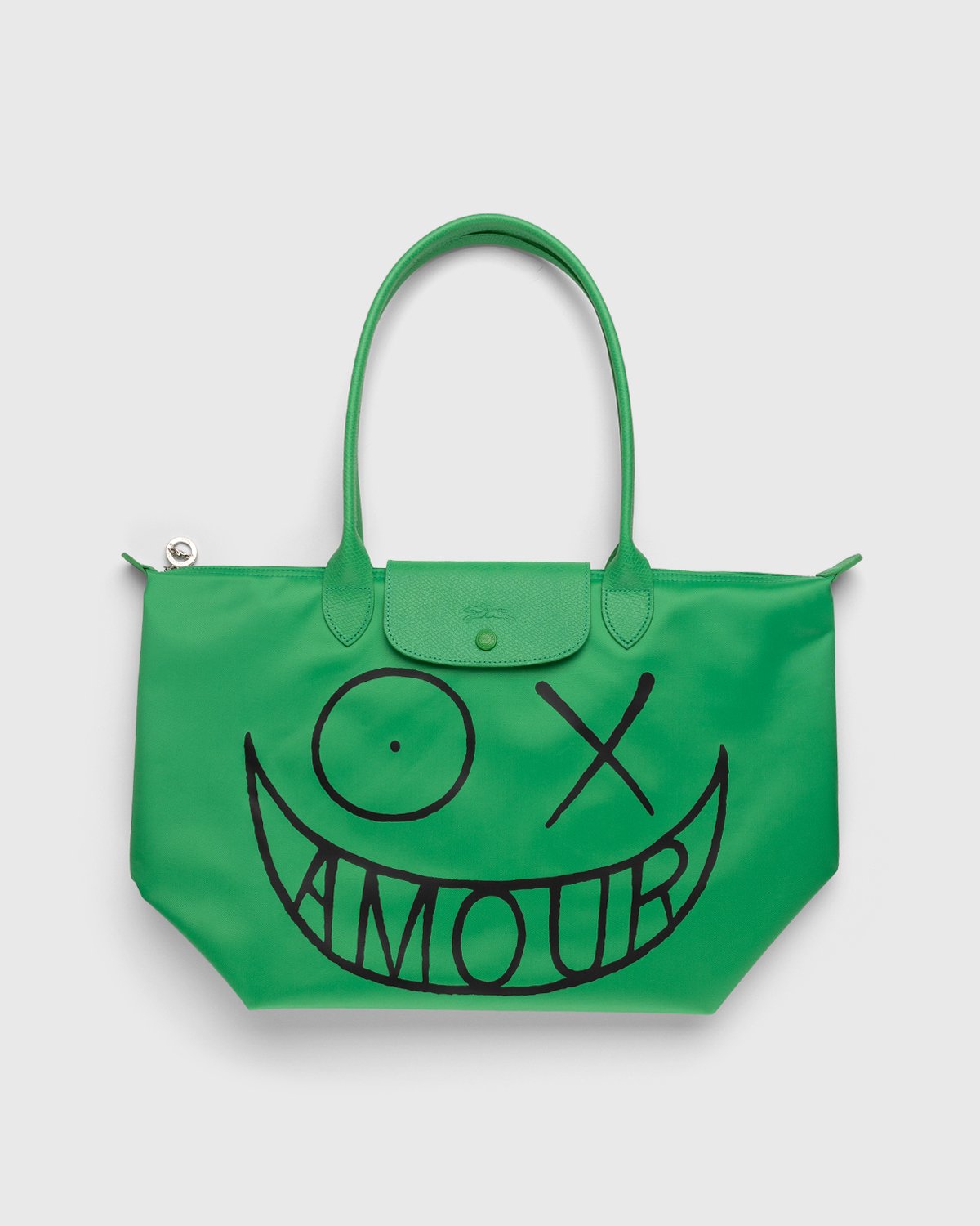 Longchamp x André Saraiva - Le Pliage André Shoulder Bag Green - Accessories - Green - Image 1