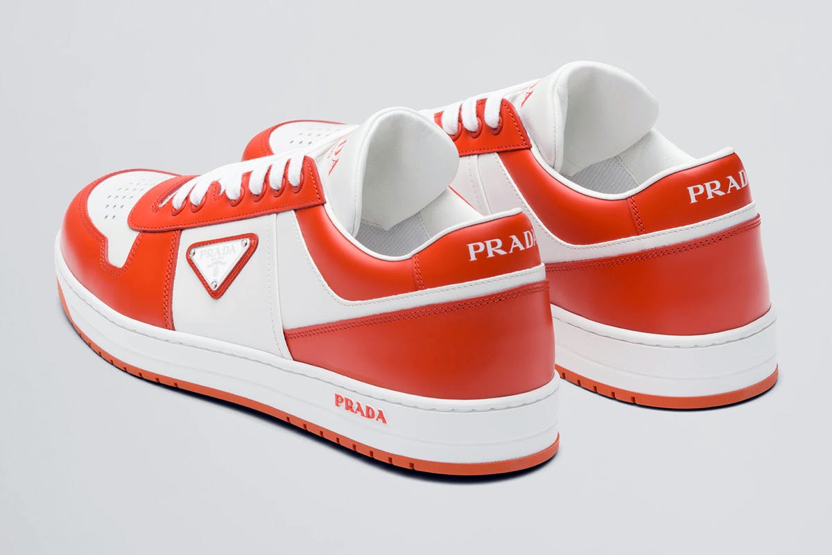 Zenuw Morse code Op grote schaal Prada's Downtown Sneakers Look Like Luxe Nike Air Force 1s