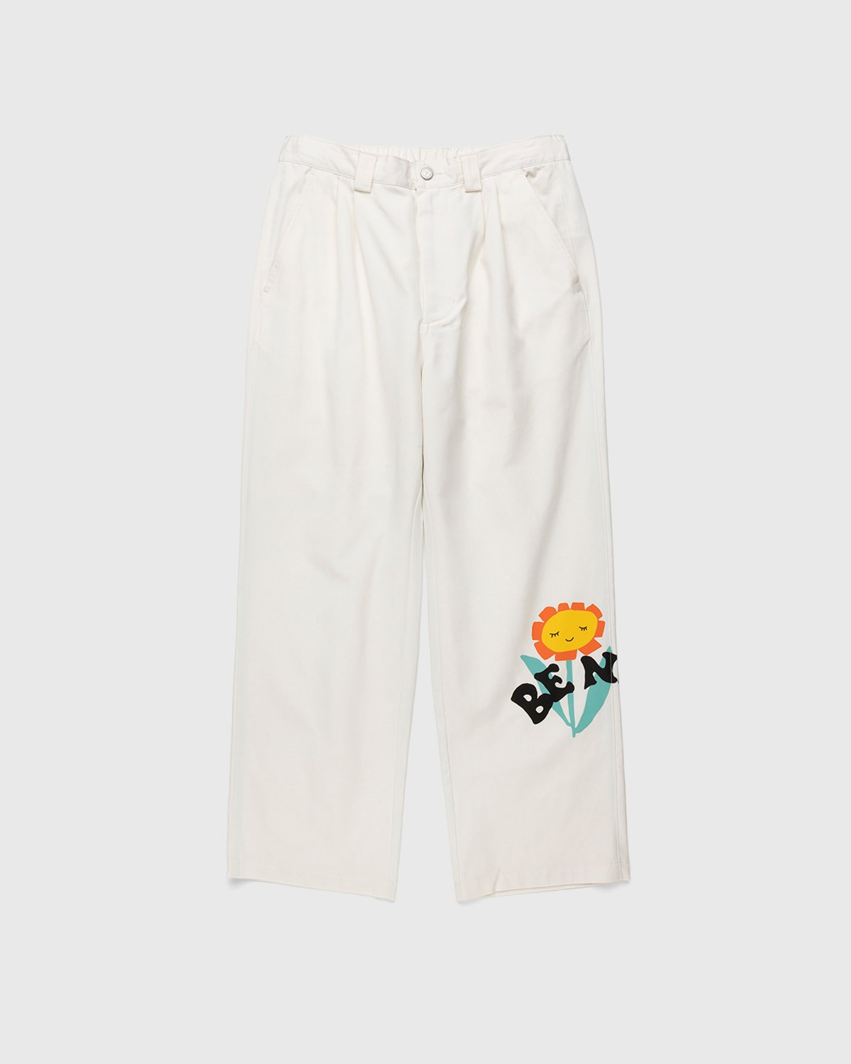 Converse - Much Love Double Pleat Chino Pant Egret - Clothing - White - Image 1