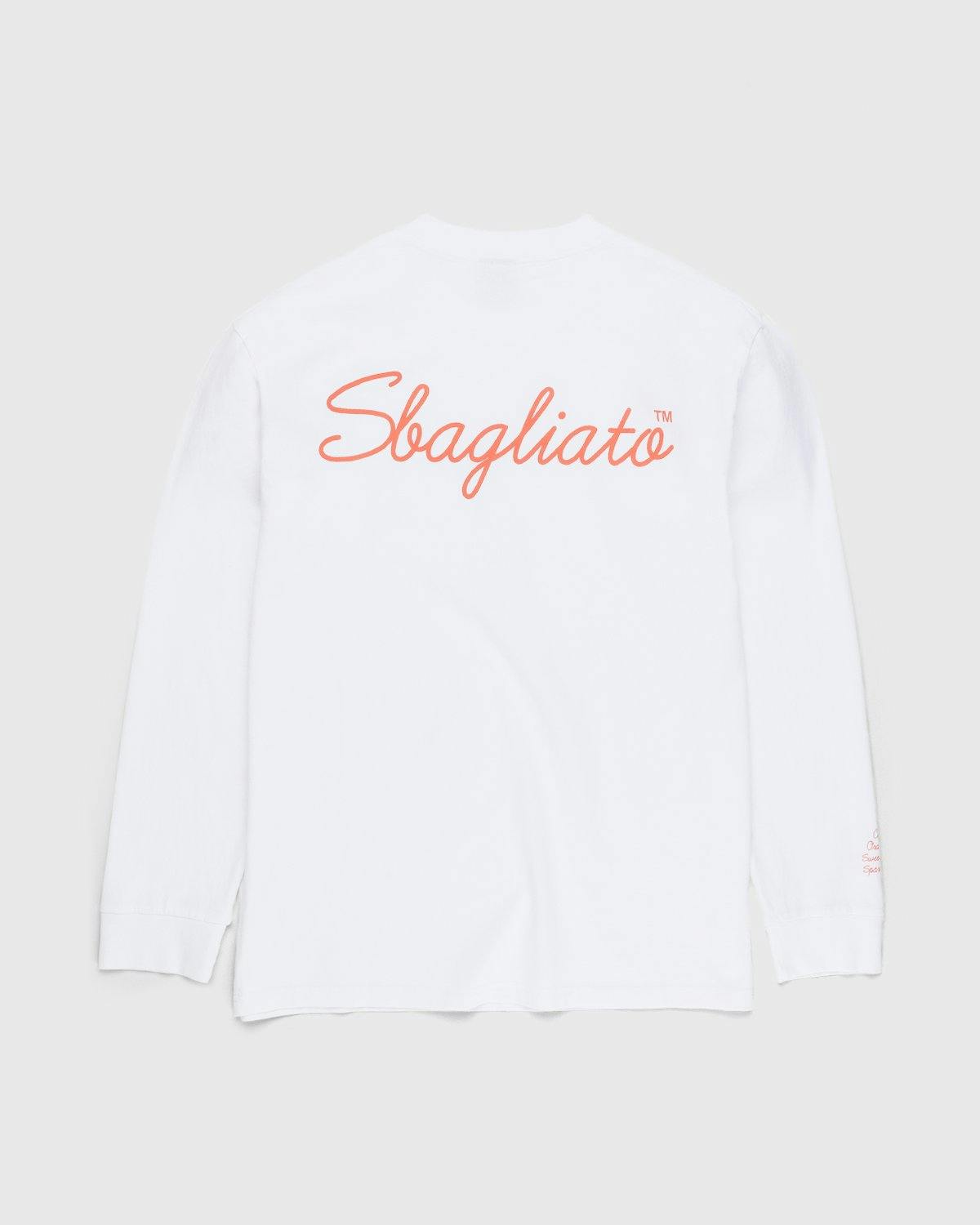 Bar Basso x Highsnobiety - Sbagliato Longsleeve White - Clothing - White - Image 1