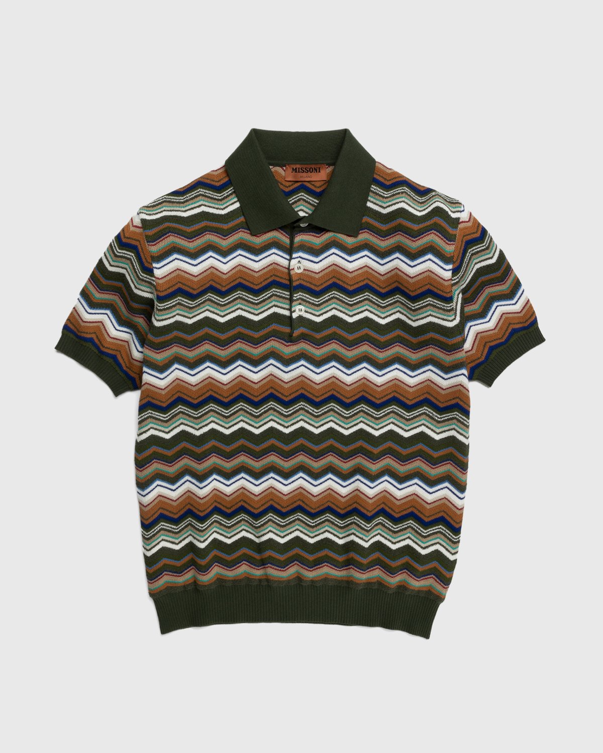 Missoni - Zig Zag Polo Shirt Multi - Clothing - Multi - Image 1