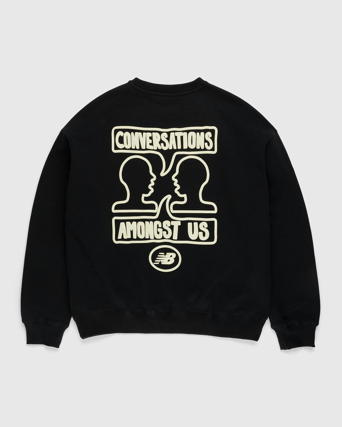 New Balance - Conversations Amongst Us Crew Black - Clothing - Black - Image 1