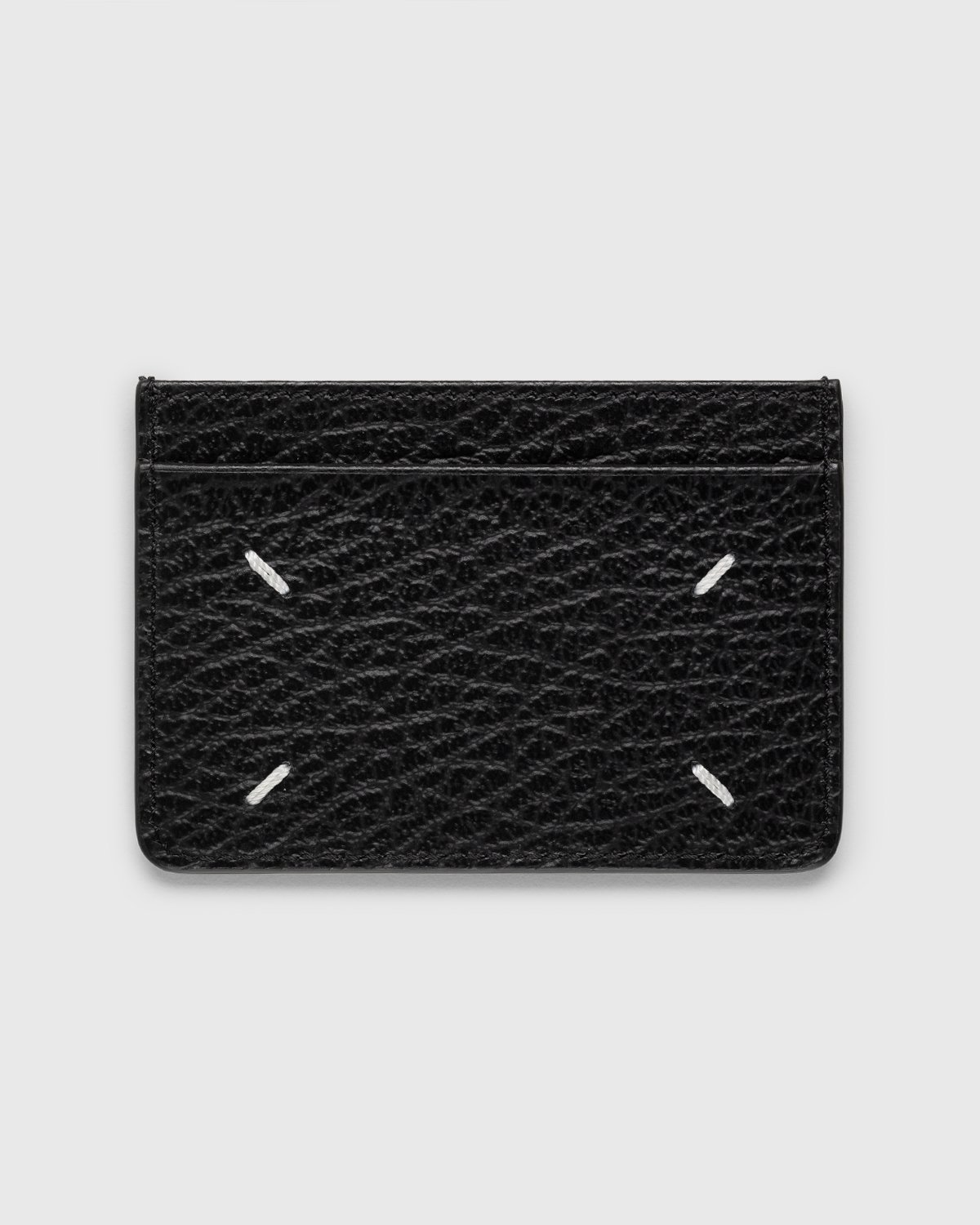 Maison Margiela - Leather Card Holder Black - Accessories - Black - Image 1