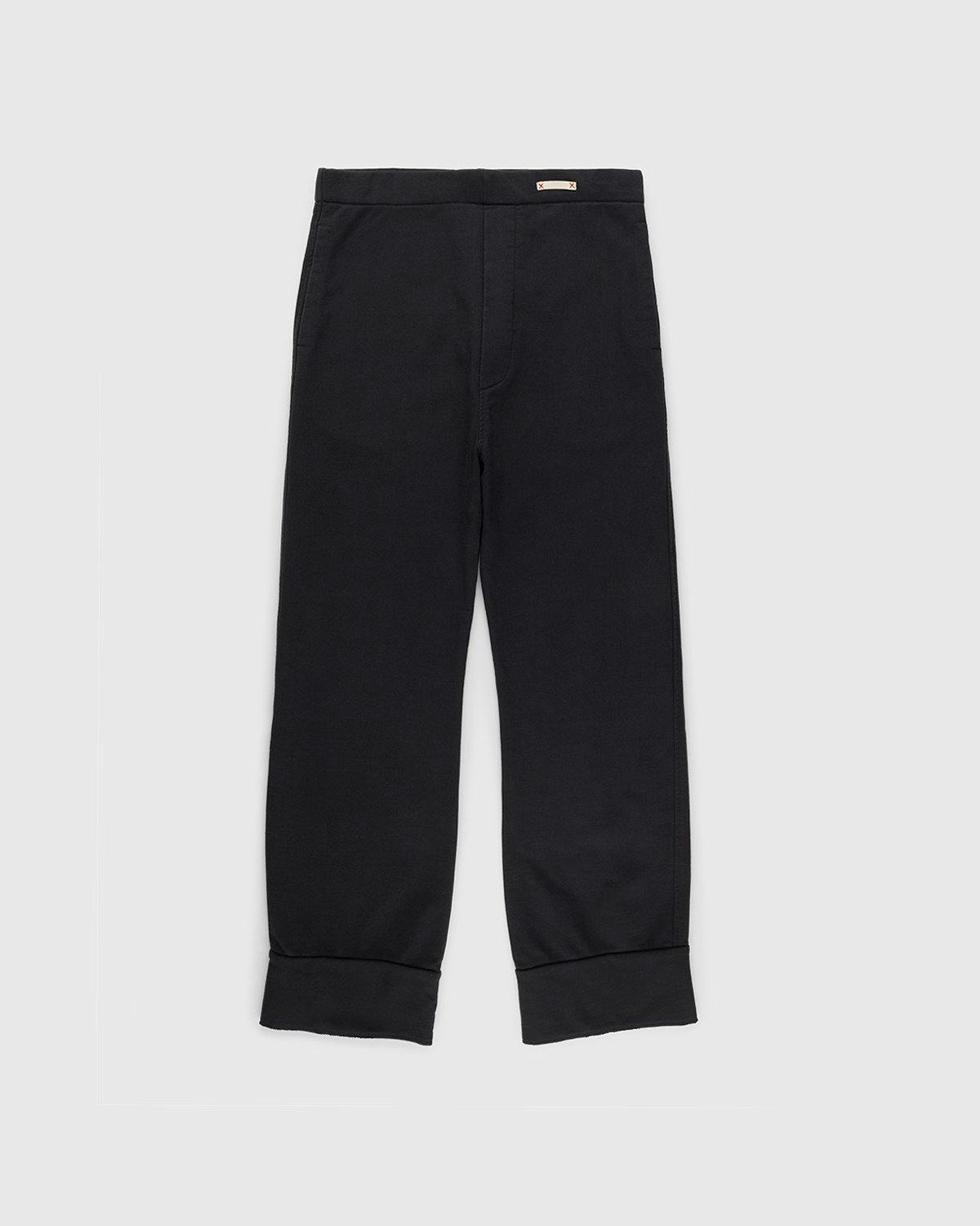 Maison Margiela - Tailored Cotton Trousers Washed Black - Clothing - Black - Image 1