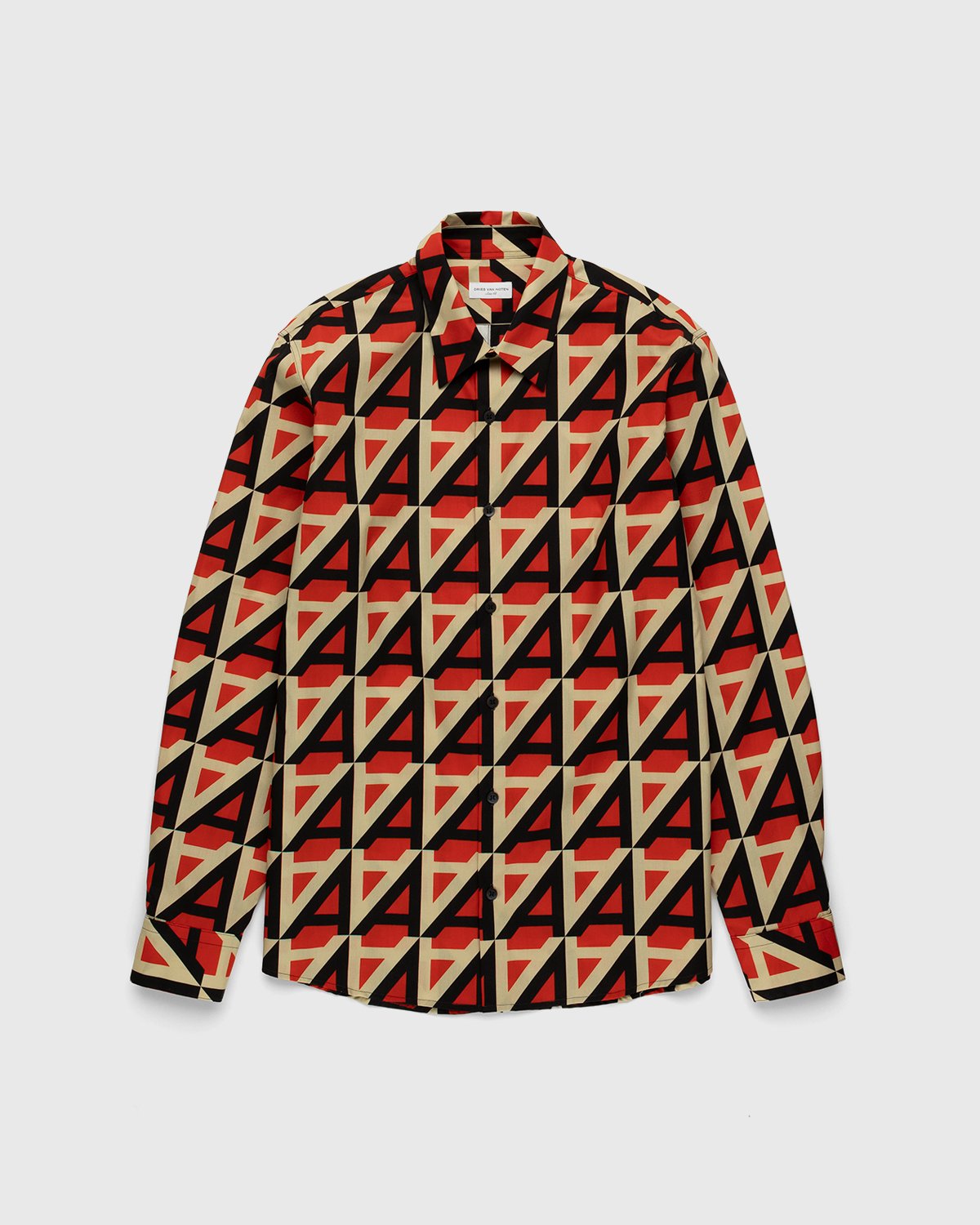 Dries van Noten - Curle "A" Shirt Red - Clothing - Red - Image 1