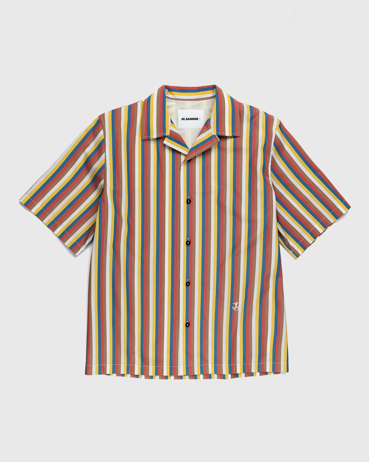Jil Sander - Striped Vacation Shirt Red/White - Clothing - Red - Image 1