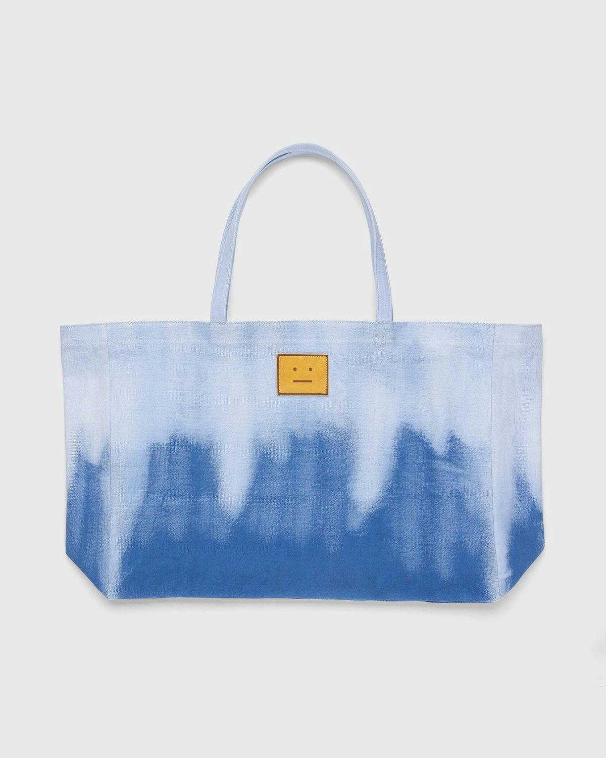 Acne Studios - Bleached Face Tote Bag Denim Blue - Accessories - Blue - Image 1