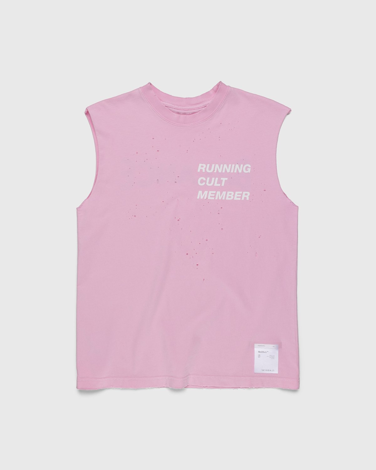Satisfy x Highsnobiety - HS Sports Balance Muscle Tee Pink - Clothing - Pink - Image 1