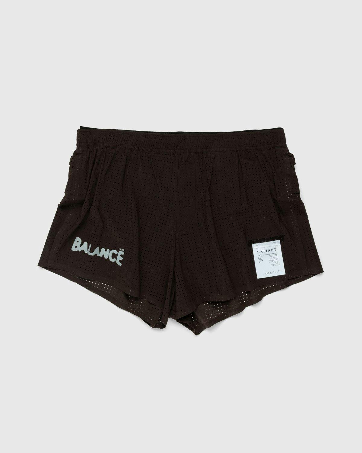Satisfy x Highsnobiety - HS Sports Balance Shorts Deep Mahogany - Clothing - Red - Image 1