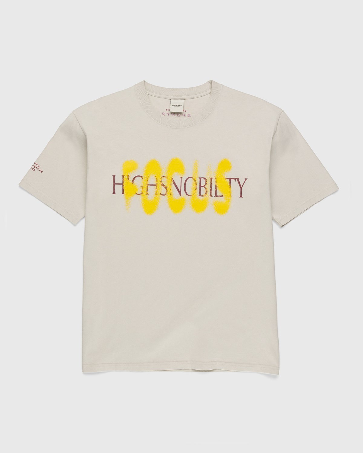 Highsnobiety - HS Sports Focus T-Shirt Eggshell - Clothing - White - Image 1
