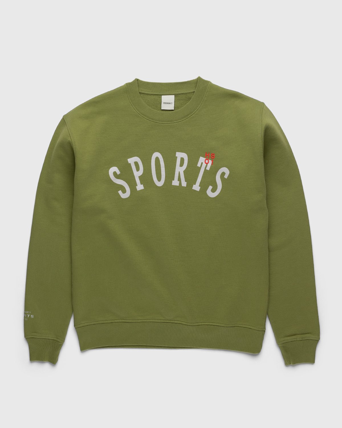Highsnobiety - HS Sports Logo Crew Green - Clothing - Green - Image 1