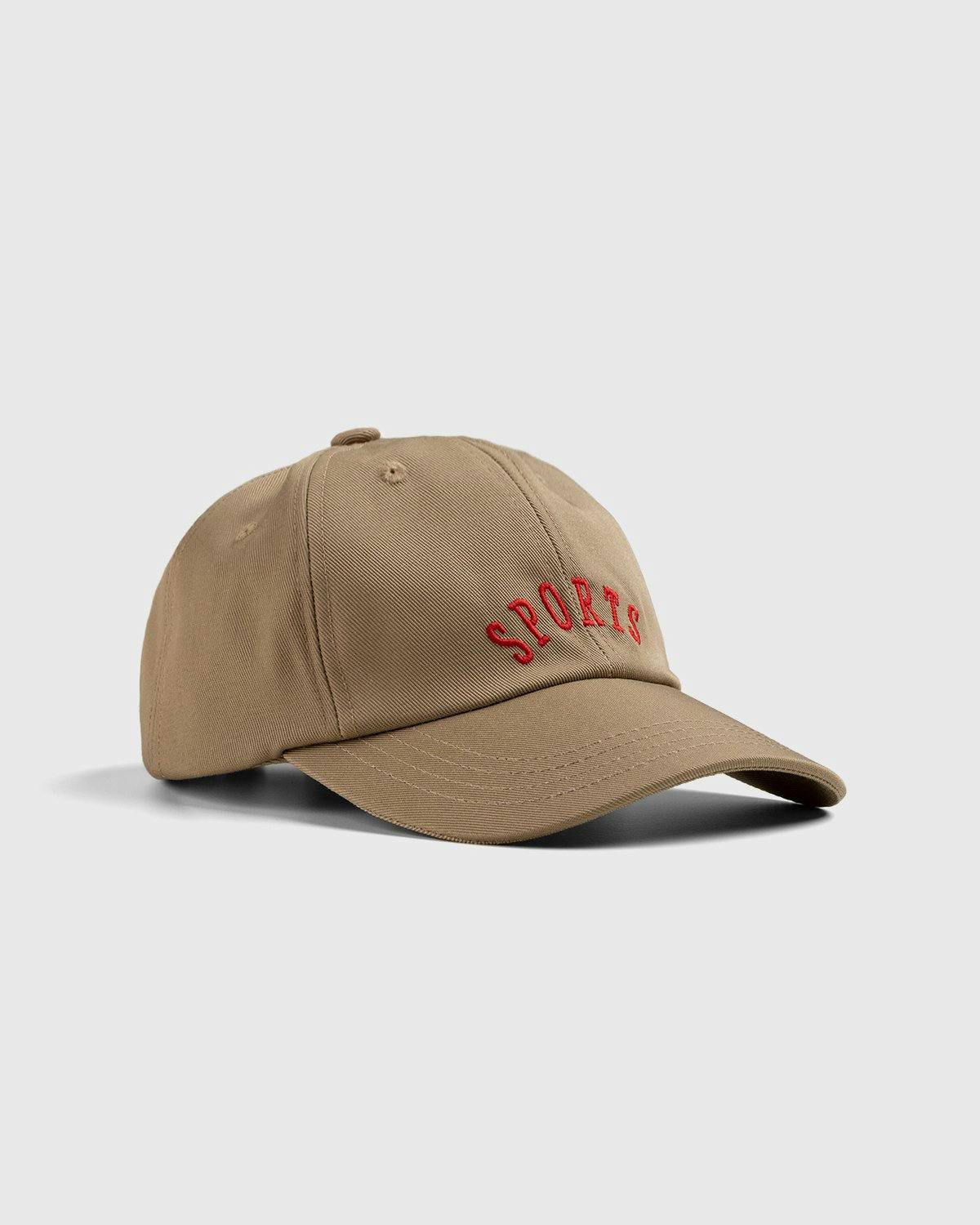 Highsnobiety - HS Sports Logo Cap Eggshell - Accessories - Beige - Image 1