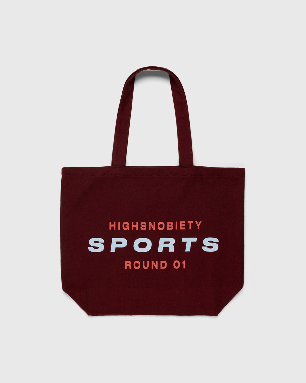 Highsnobiety - HS Sports Logo Tote Bag Bordeaux - Accessories - Red - Image 1