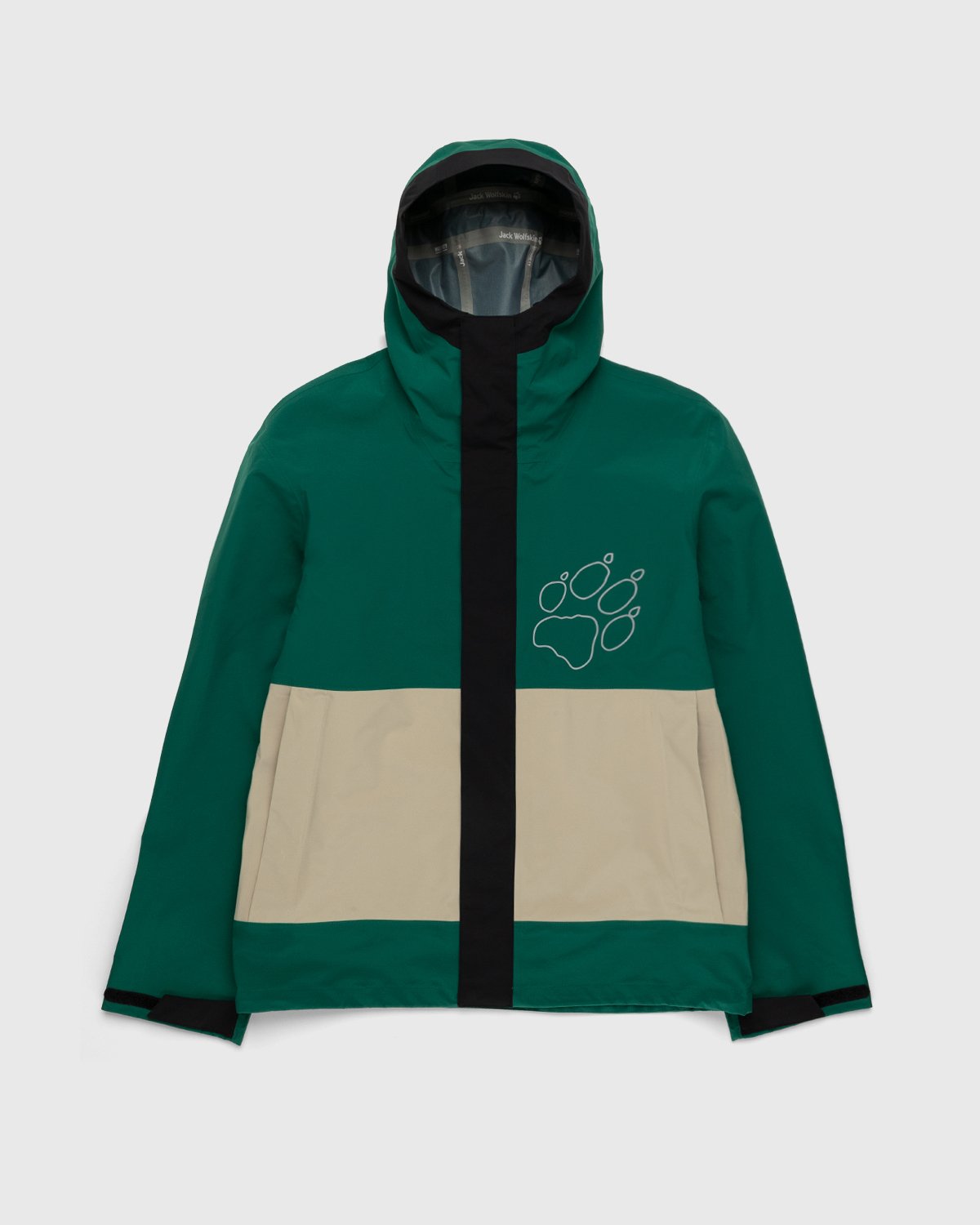 Jack Wolfskin x Highsnobiety - HS Sports Rain Jacket Pine Tree - Clothing - Green - Image 1