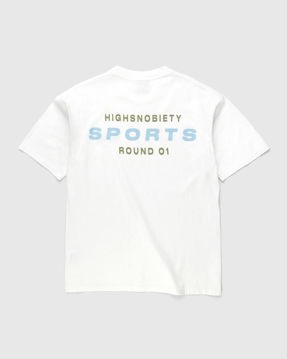 Highsnobiety - HS Sports Round 01 T-Shirt White - Clothing - White - Image 1