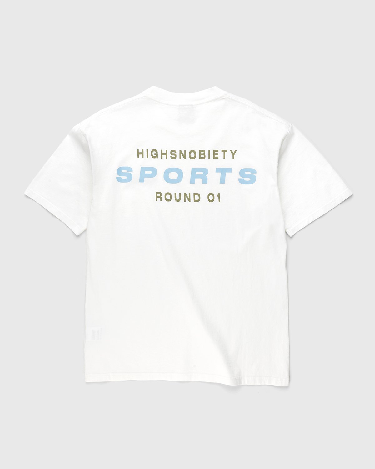 Highsnobiety - HS Sports Round 01 T-Shirt White - Clothing - White - Image 1
