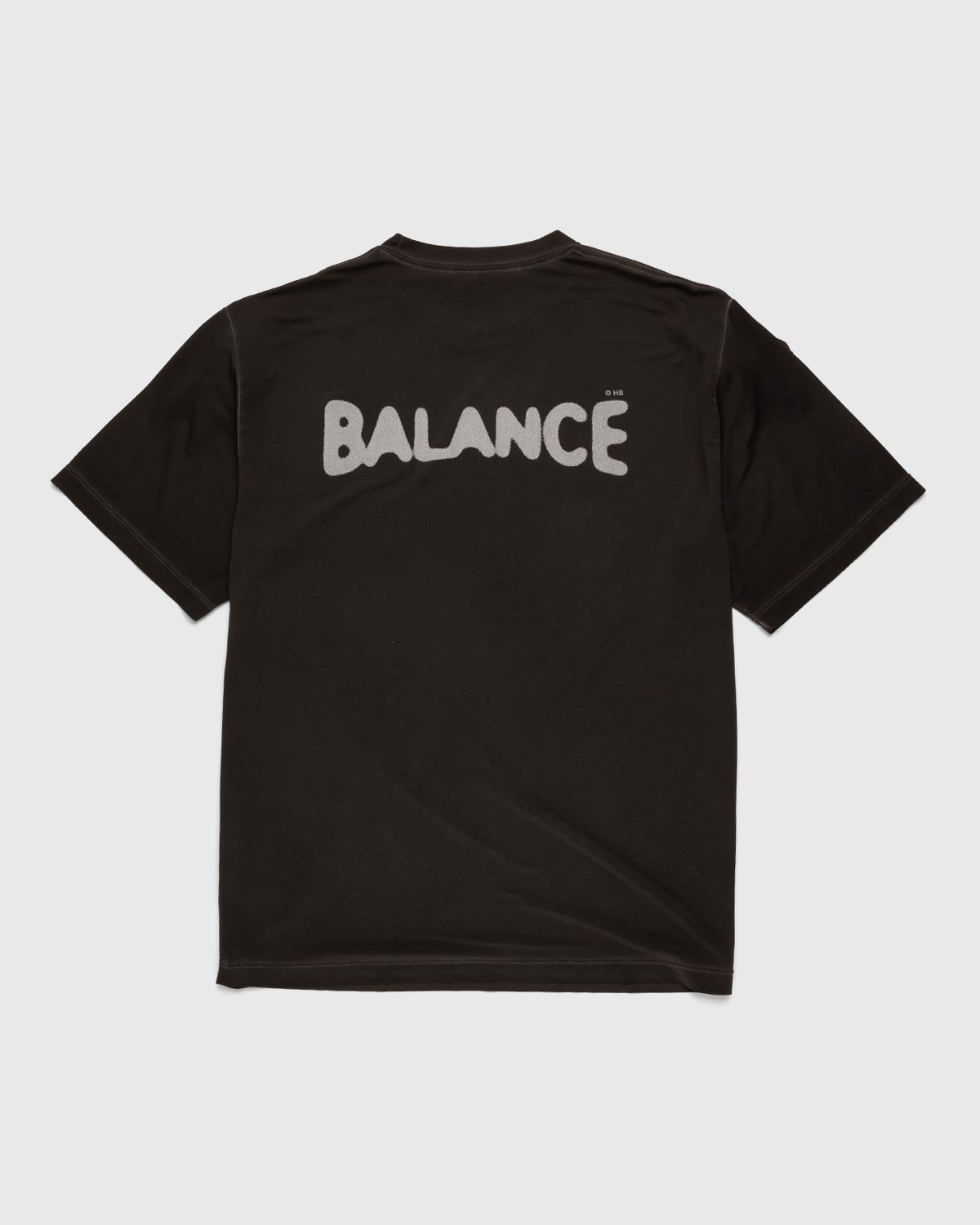 Satisfy x Highsnobiety - HS Sports Balance T-Shirt Black Pigment - Clothing - Grey - Image 1