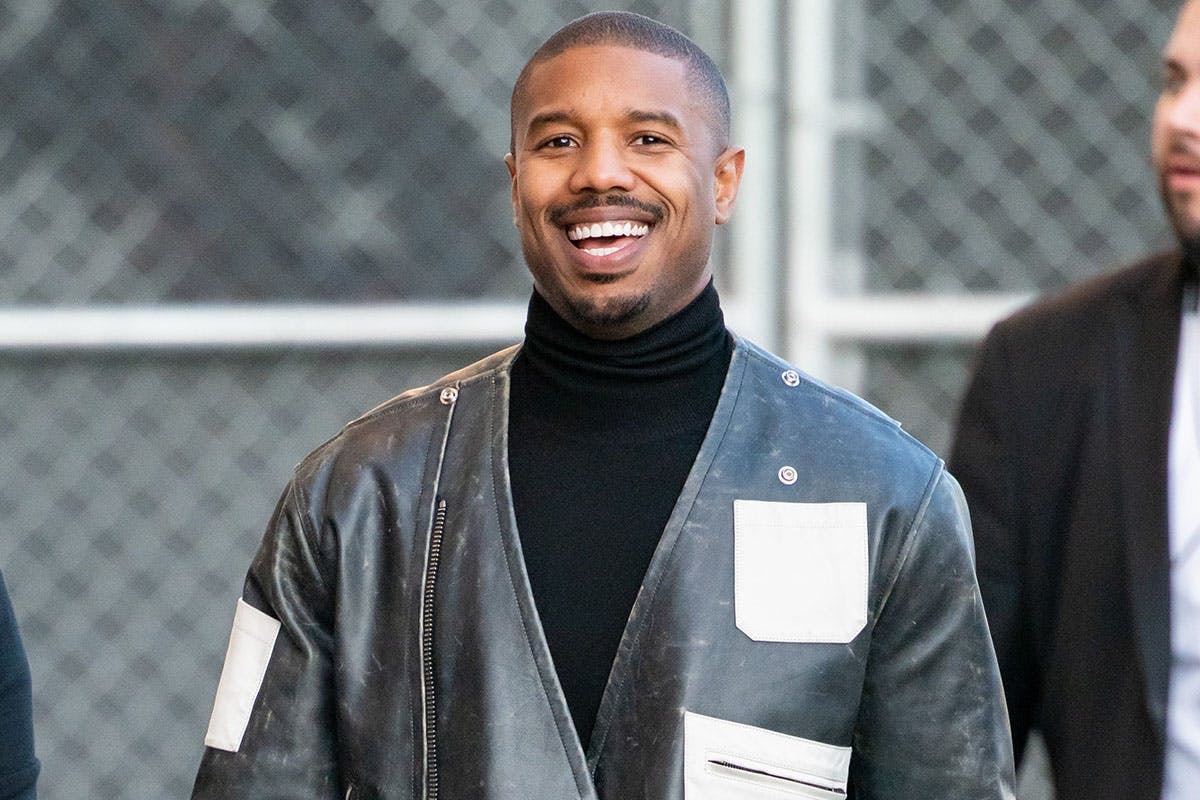 Michael B. Jordan is seen at 'Jimmy Kimmel Live'