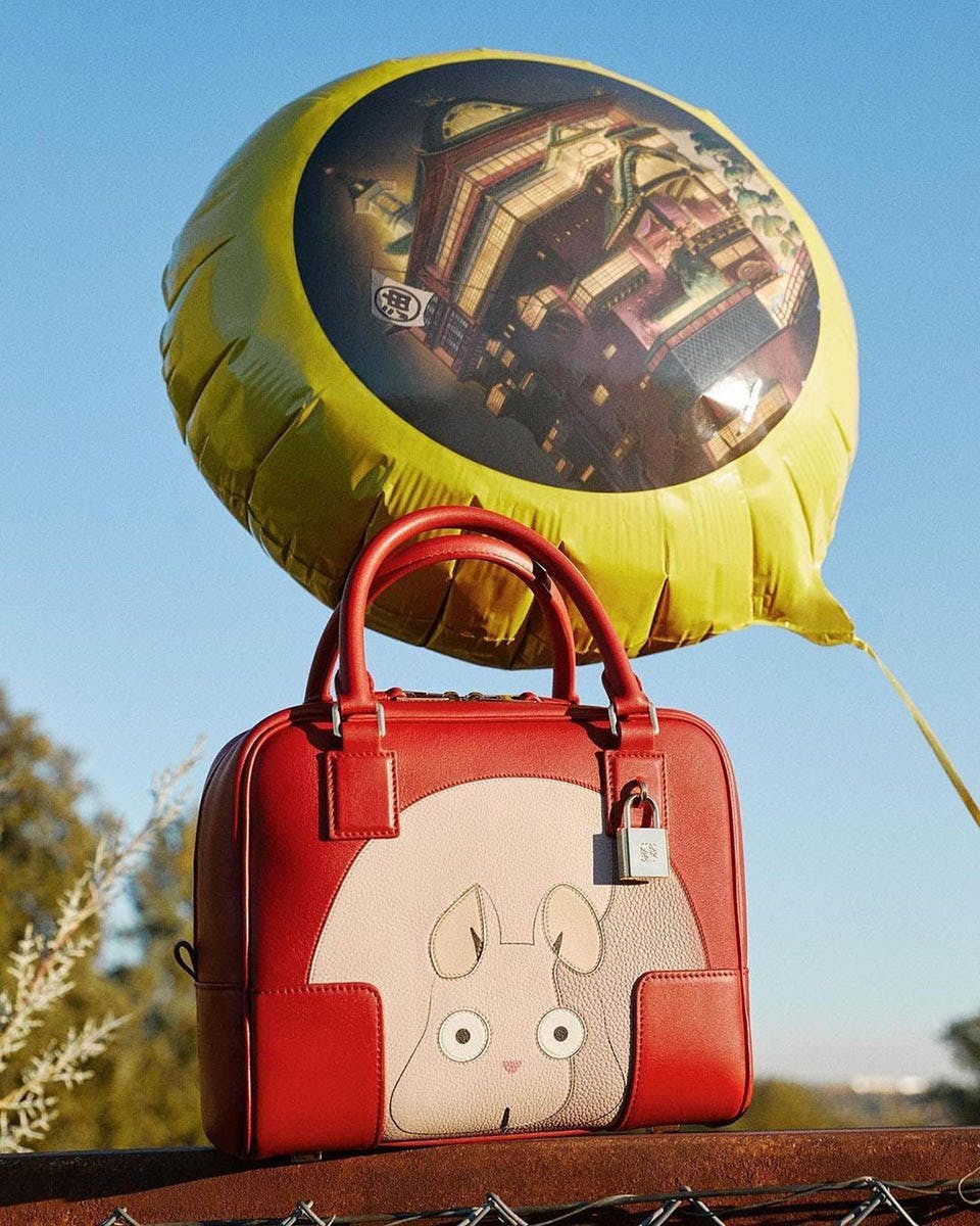 loewe spirited away studio ghibli collab collection release date info buy price list drop date bag shirt hoodie no face chihiro web store buy online