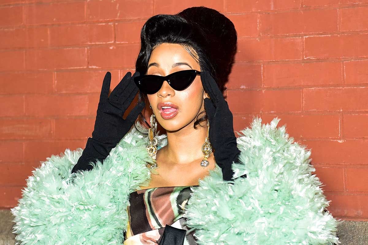 Cardi B at New York Fashion Week