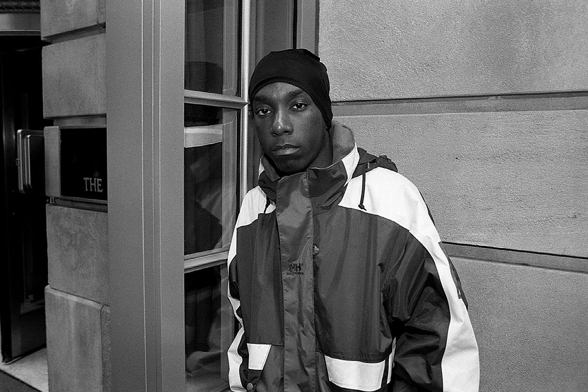 Rapper Big L poses for photos at The Ambassador East Hotel in Chicago