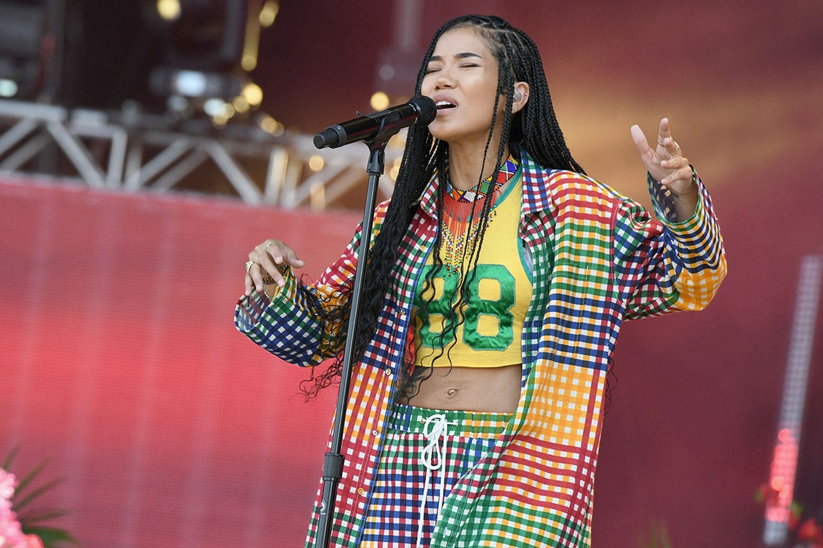 Jhene Aiko performs onstage at SOMETHING IN THE WATER