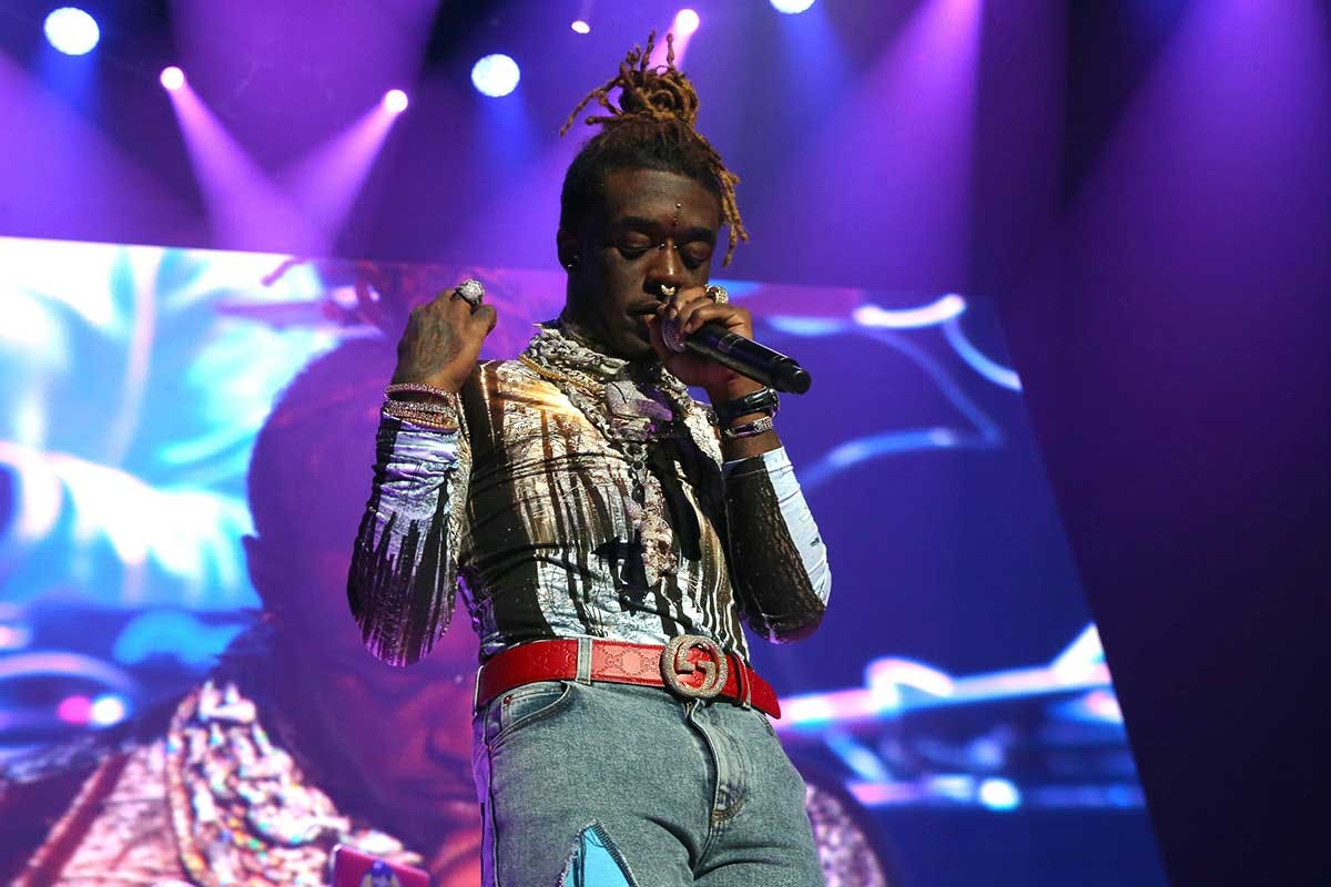 Lil Uzi Vert performing on stage