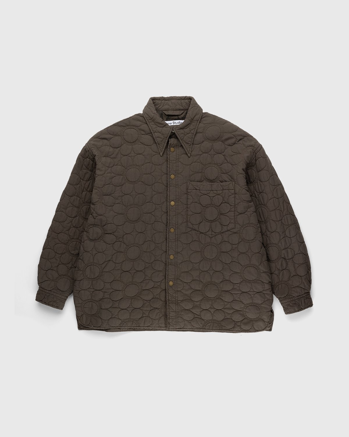 Acne Studios - Quilted Shirt Jacket Fox Grey - Clothing - Grey - Image 1