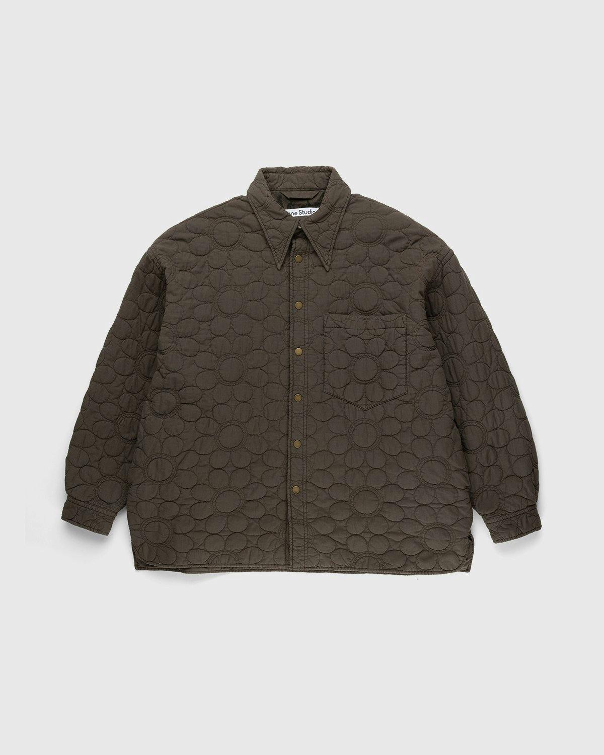 Acne Studios - Quilted Shirt Jacket Fox Grey - Clothing - Grey - Image 1