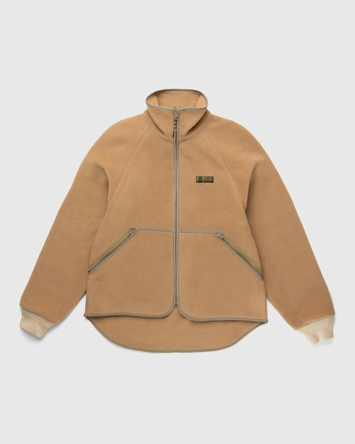 Acne Studios - Polar Fleece Jacket Camel Brown - Clothing - Brown - Image 1