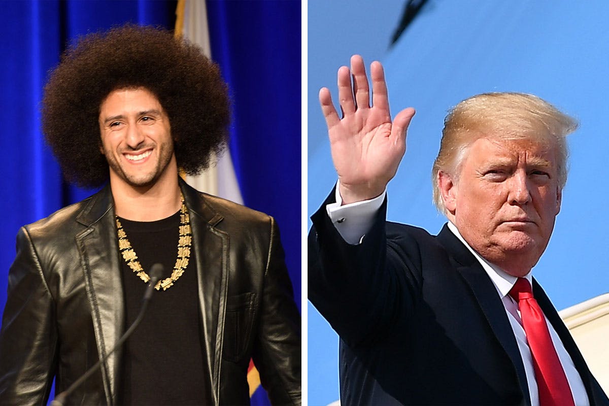 colin kaepernick nike stock donald trump response nfl