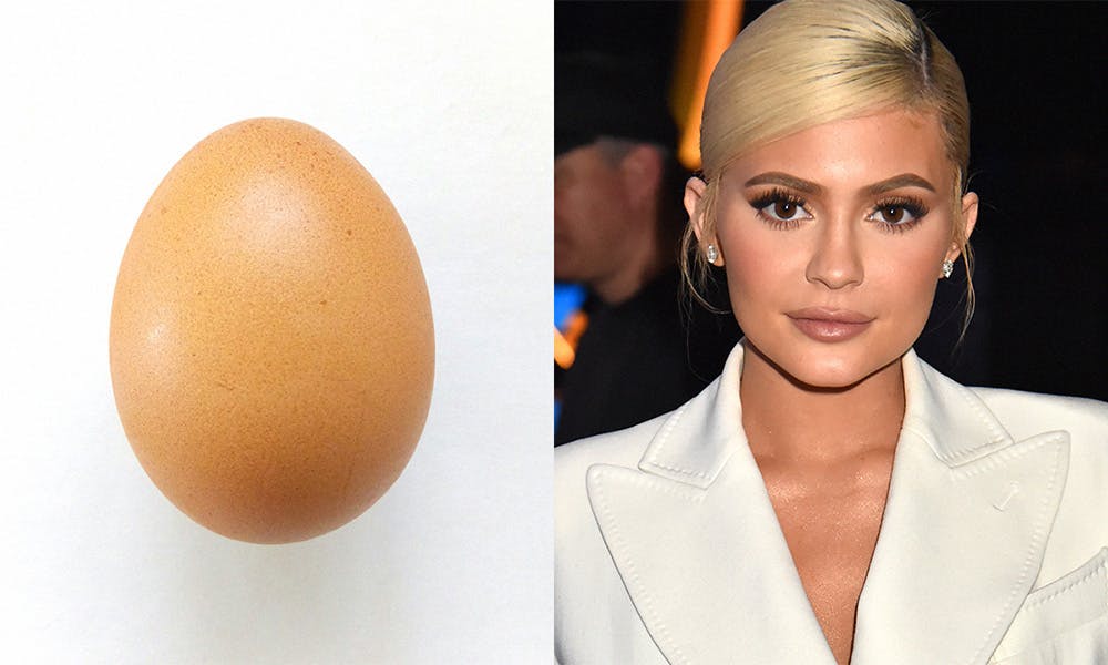 kylie jenner egg instagram record Travis Scott