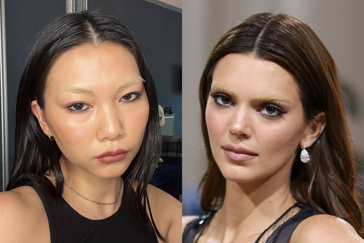 Kendall Jenner Bleached Her Eyebrows for the 2022 Met Gala