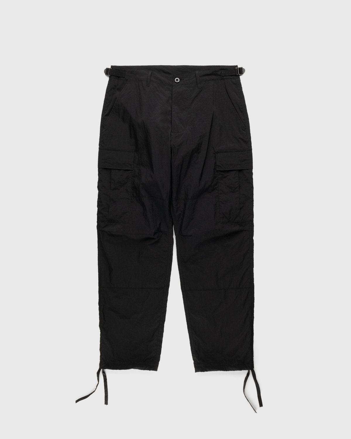 Highsnobiety - Water-Resistant Ripstop Cargo Pants Black - Clothing - Black - Image 1