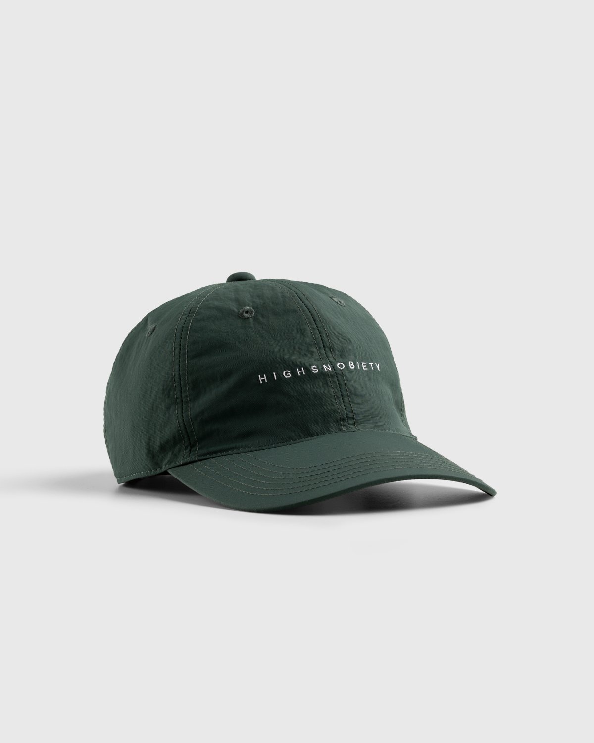 Highsnobiety - Brushed Nylon Ball Cap Green - Accessories - Green - Image 1