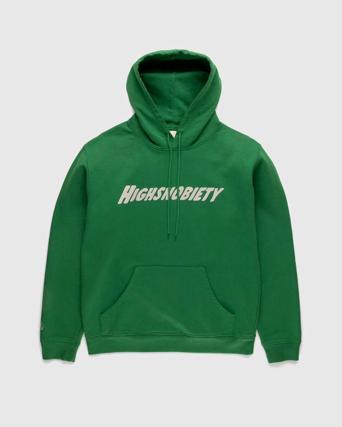 Highsnobiety - Logo Hoodie Green - Clothing - Green - Image 1