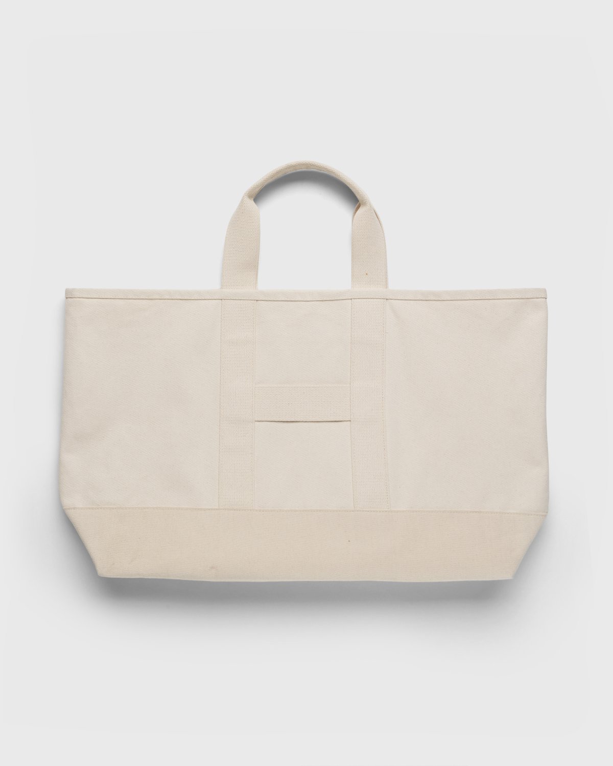 Highsnobiety - XL Canvas "H" Tote Natural - Accessories - Beige - Image 1