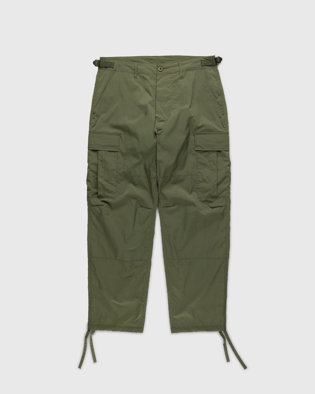 Highsnobiety - Water-Resistant Ripstop Cargo Pants Khaki - Clothing - Green - Image 1