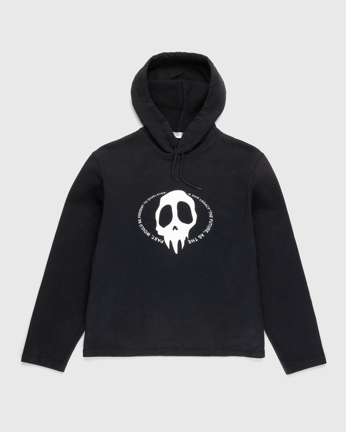 Our Legacy - Maverick Skull Loose Hoodie Black - Clothing - Black - Image 1