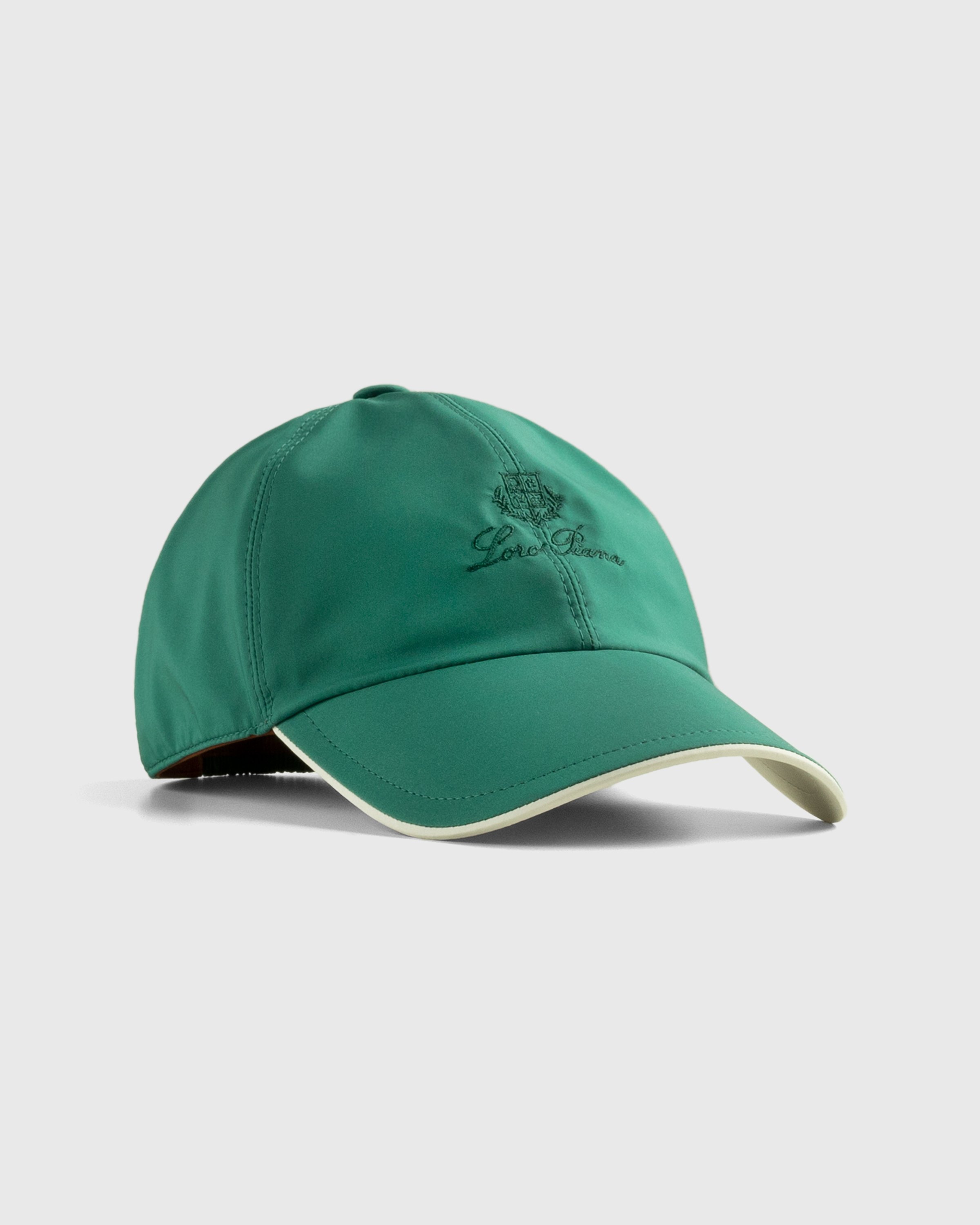 Loro Piana - Bicolor Baseball Cap Green Mint / Ivory - Accessories - Green - Image 1