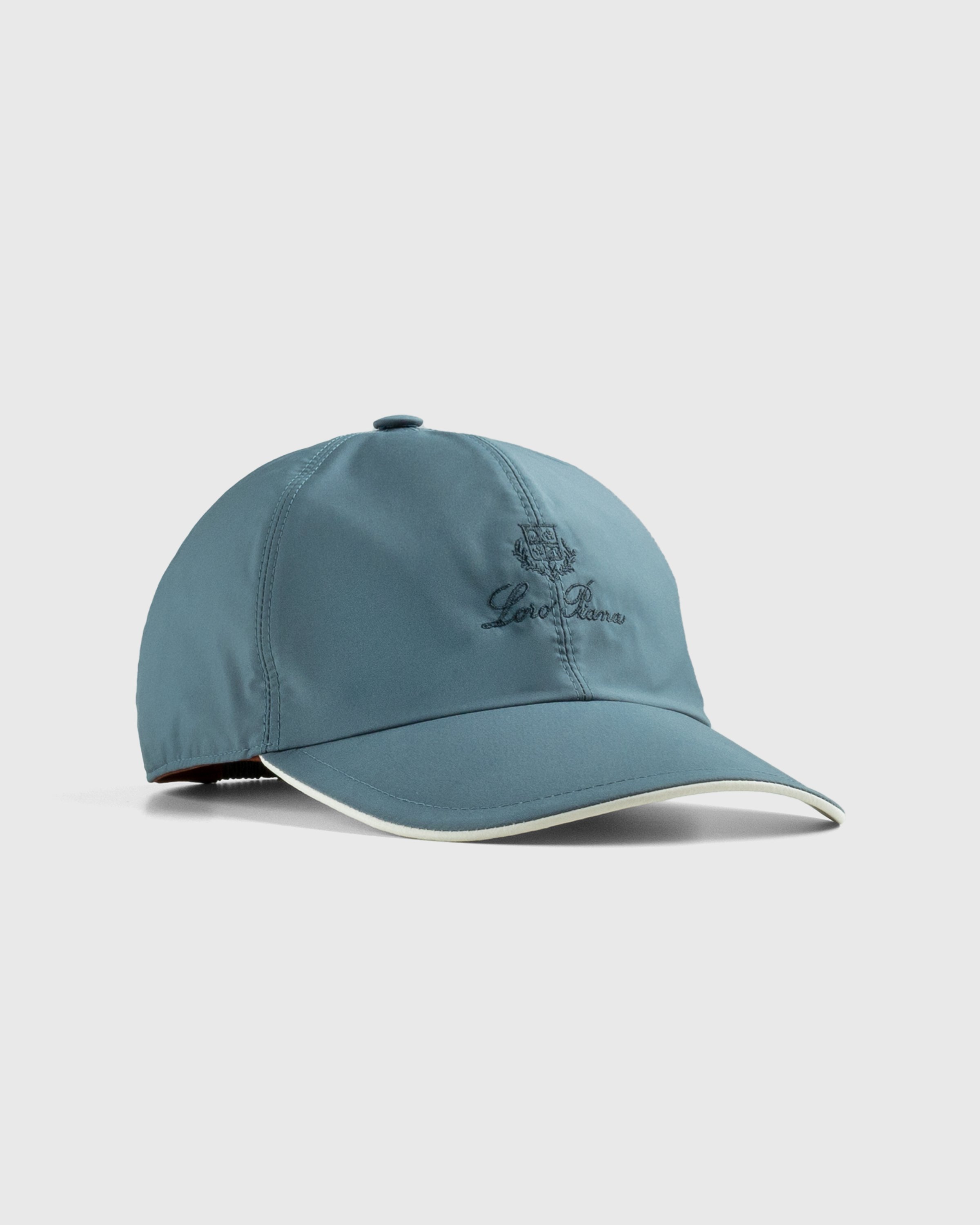 Loro Piana - Bicolor Baseball Cap Seaweed / Ivory - Accessories - Blue - Image 1