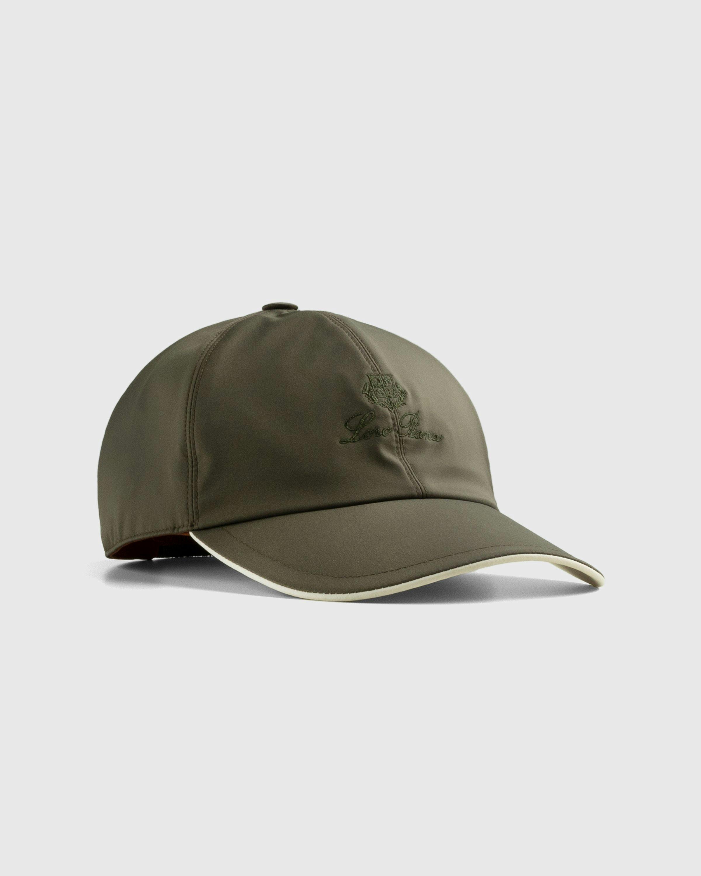 Loro Piana - Bicolor Baseball Cap Dark Military/Ivory - Accessories - Black - Image 1