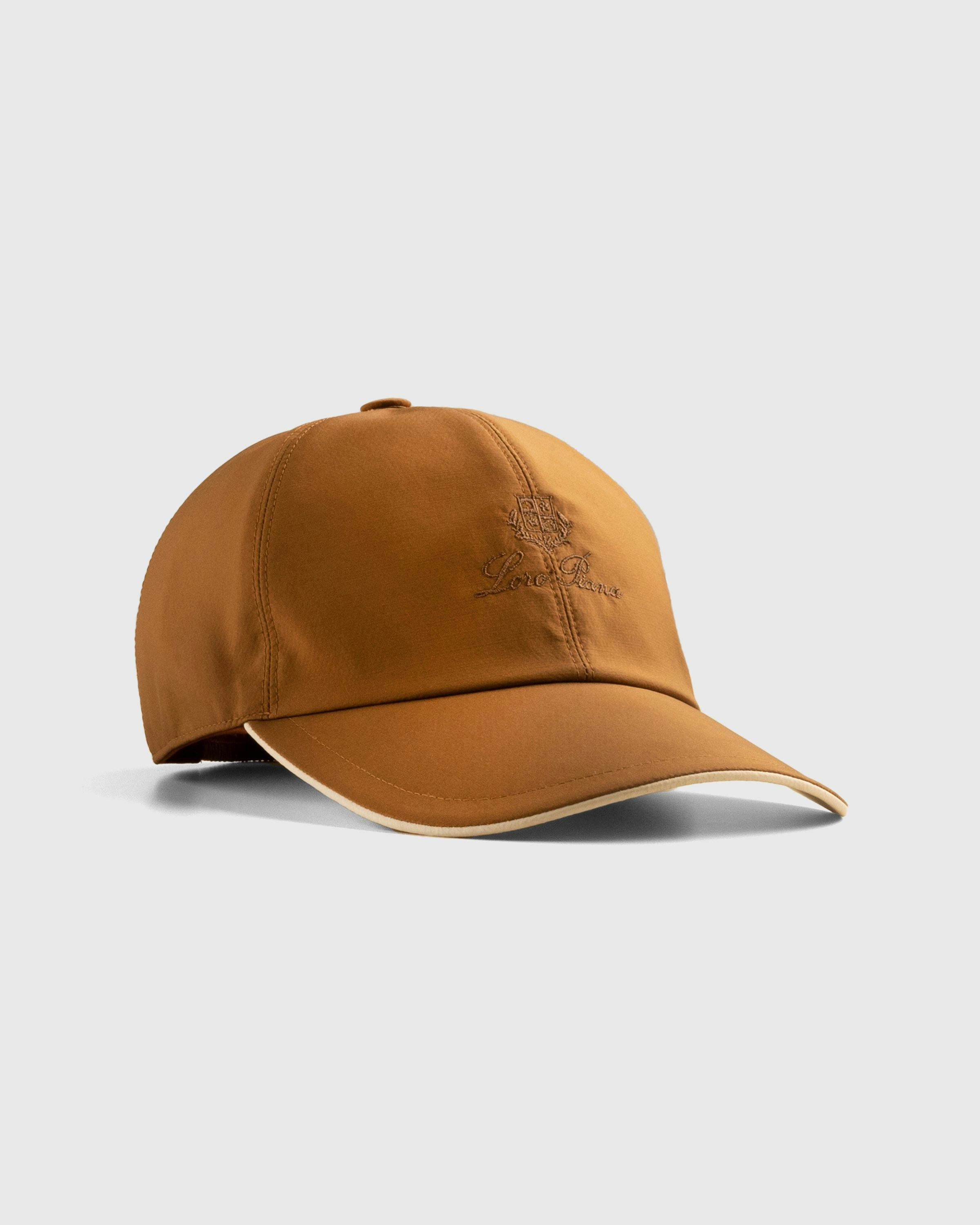 Loro Piana - Bicolor Baseball Cap Pecan / Ivory - Accessories - Orange - Image 1