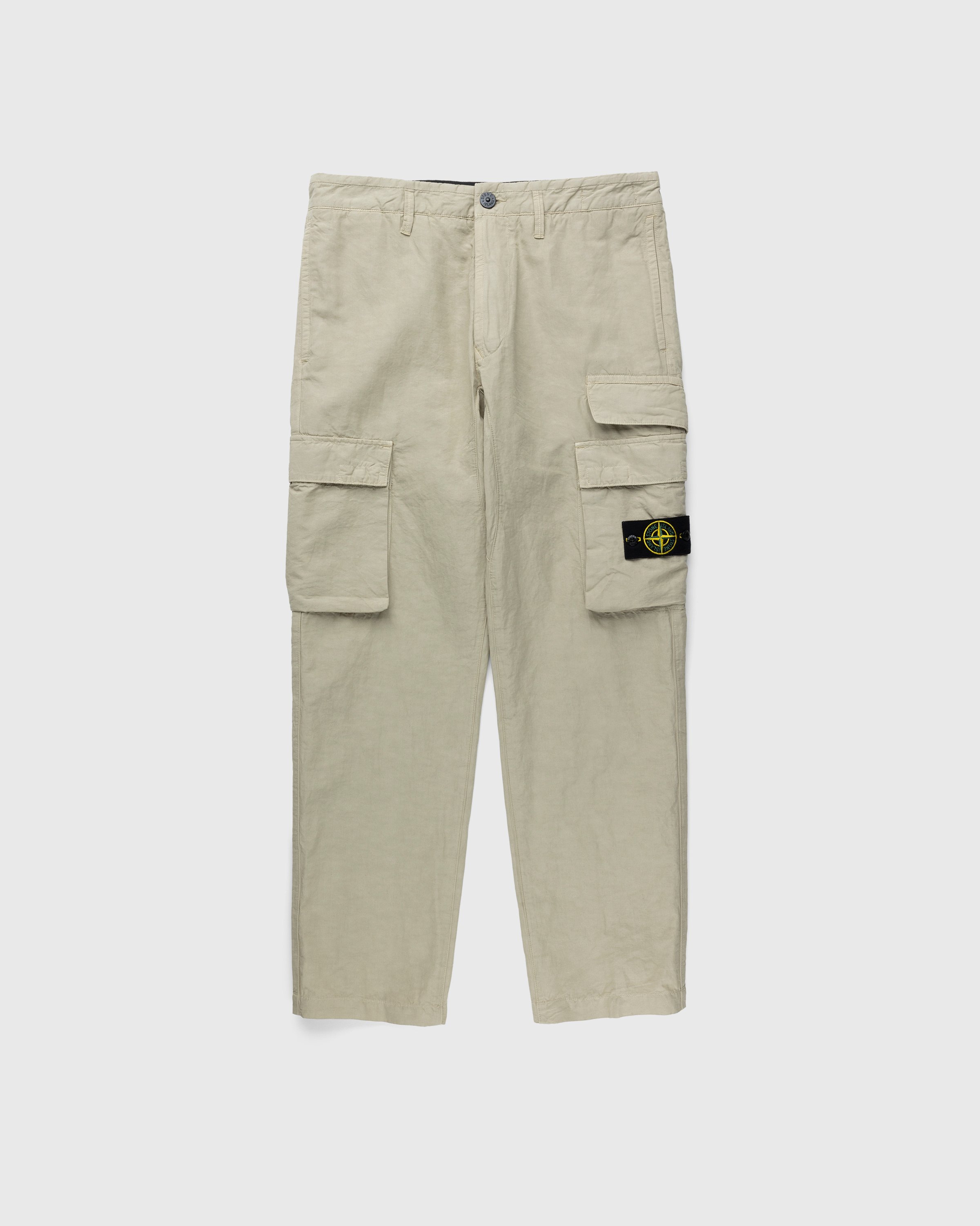 Stone Island - 31706 Garment-Dyed Cargo Pants Khaki - Clothing - Beige - Image 1